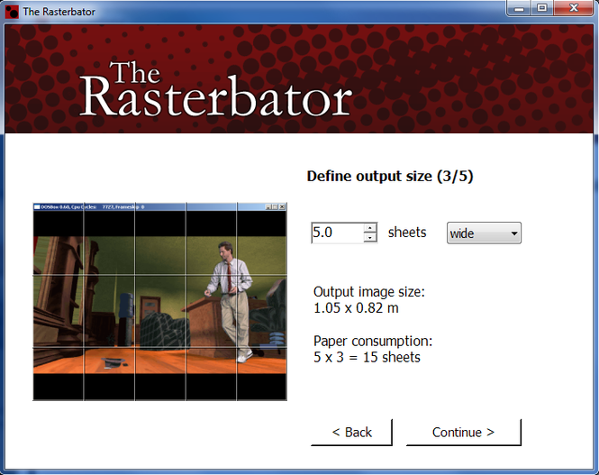 داخل وب سایت The Rasterbator