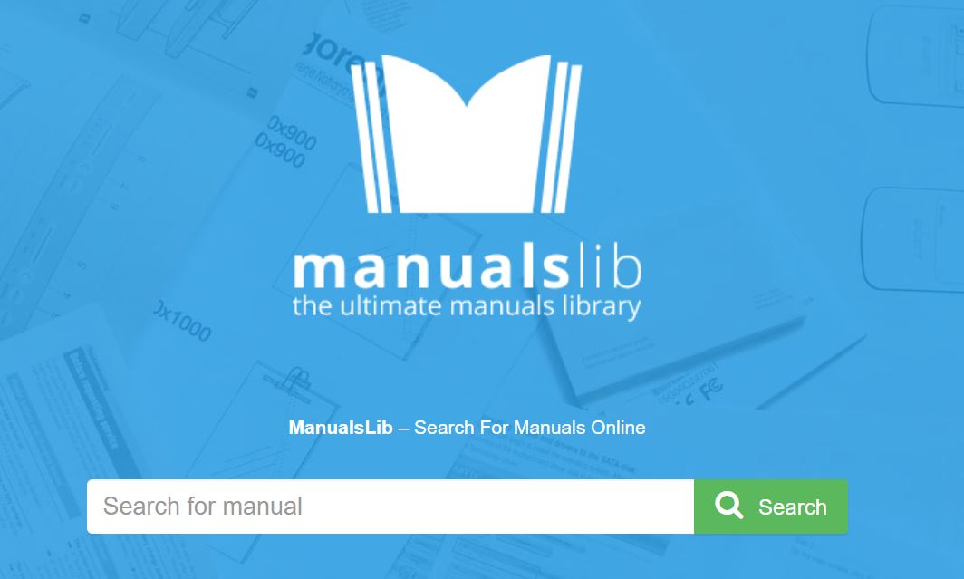 داخل وب سایت ManualsLib