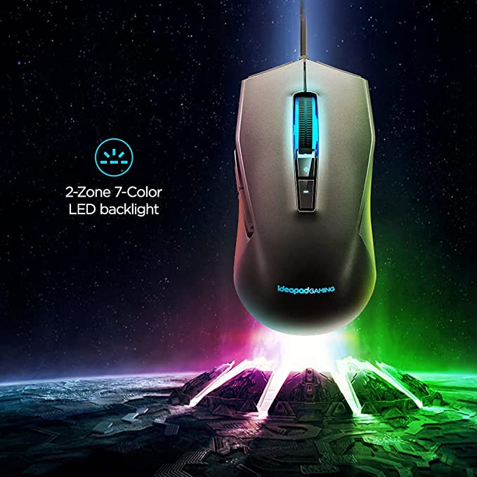 قابلیت بکلایت موس گیمینگ IdeaPad Gaming M100 RGB Mouse