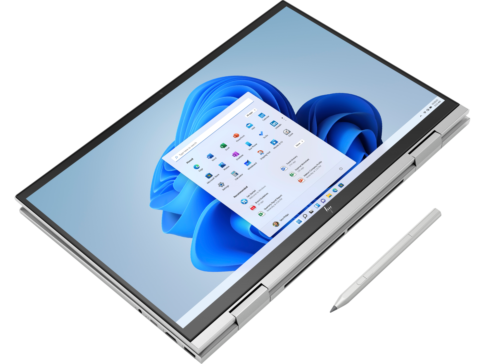 لپ تاپ hp envy x360 در حالت تا شده