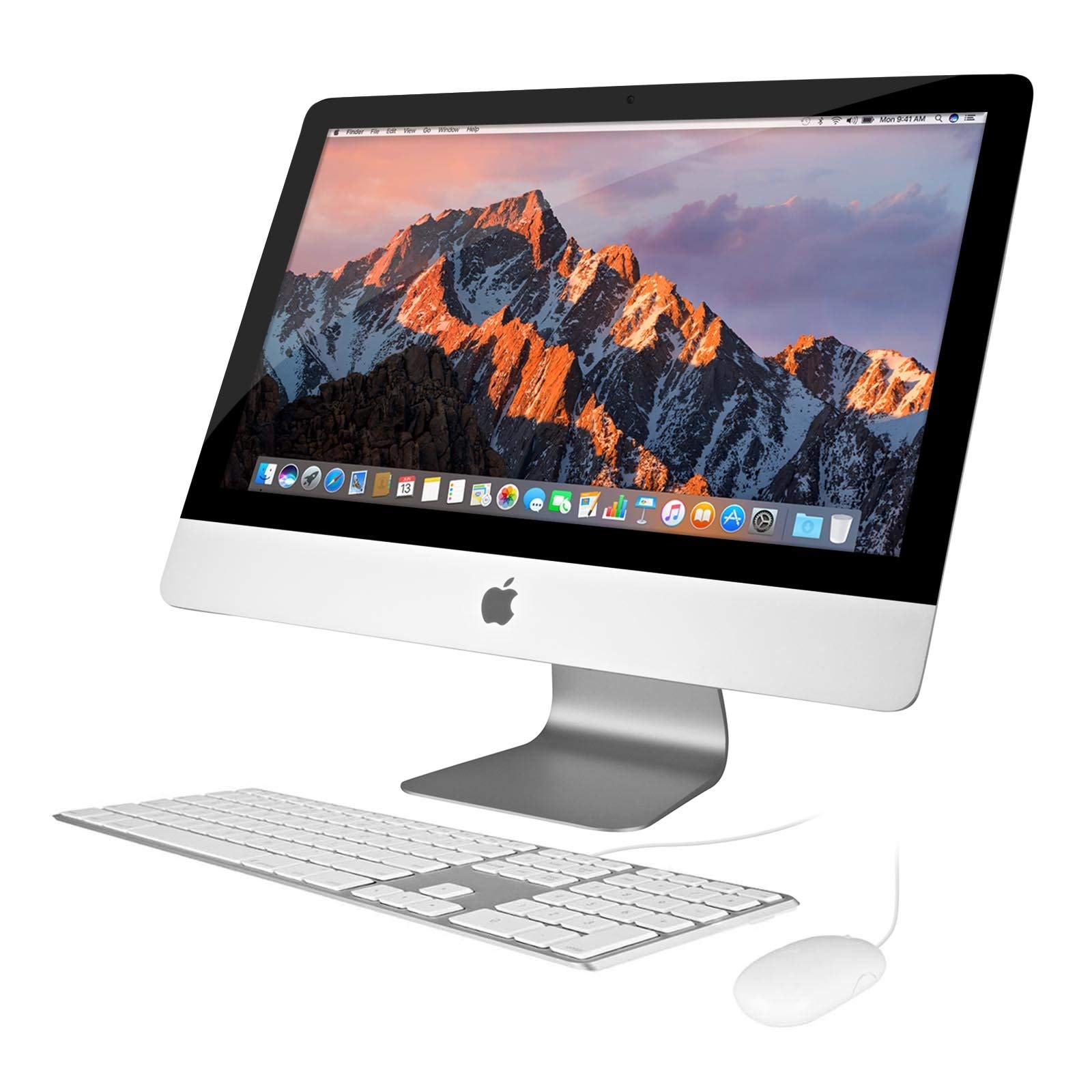 تصویر iMac اپل به رنگ نقره‌ای