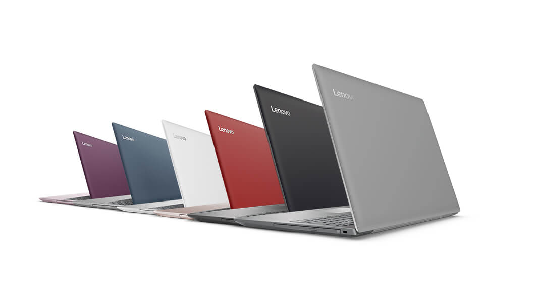 تعدادی لپ تاپ لنوو مدل ideapad 320 در رنگ های مختلف