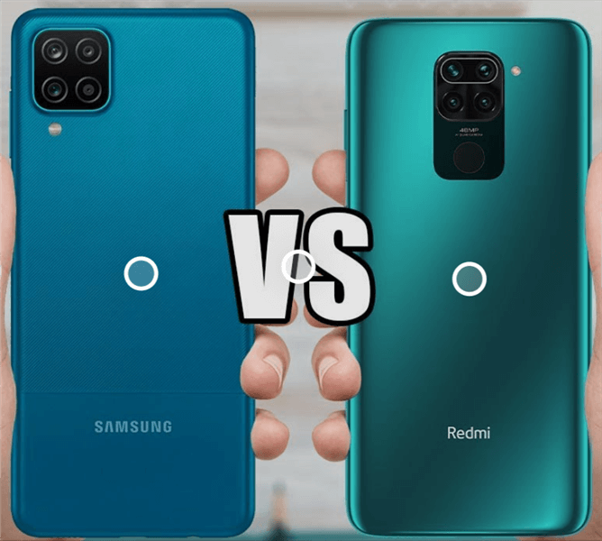 مقایسه گلکسی A12 با ردمی نوت 9