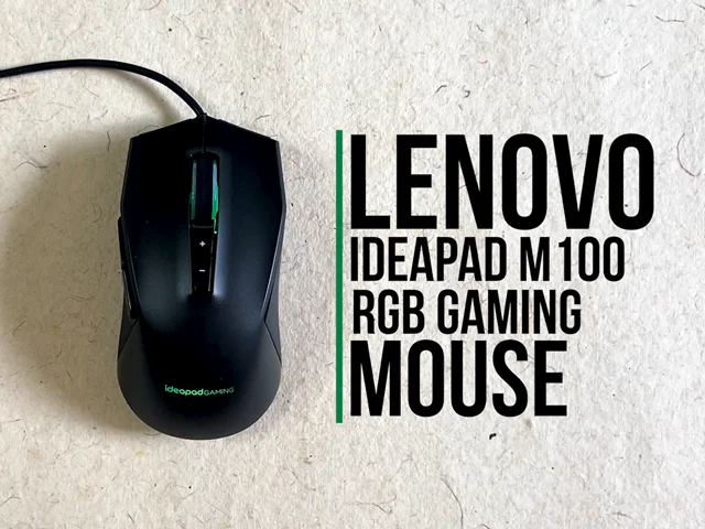 بررسی موس گیمینگ IdeaPad Gaming M100 RGB Mouse