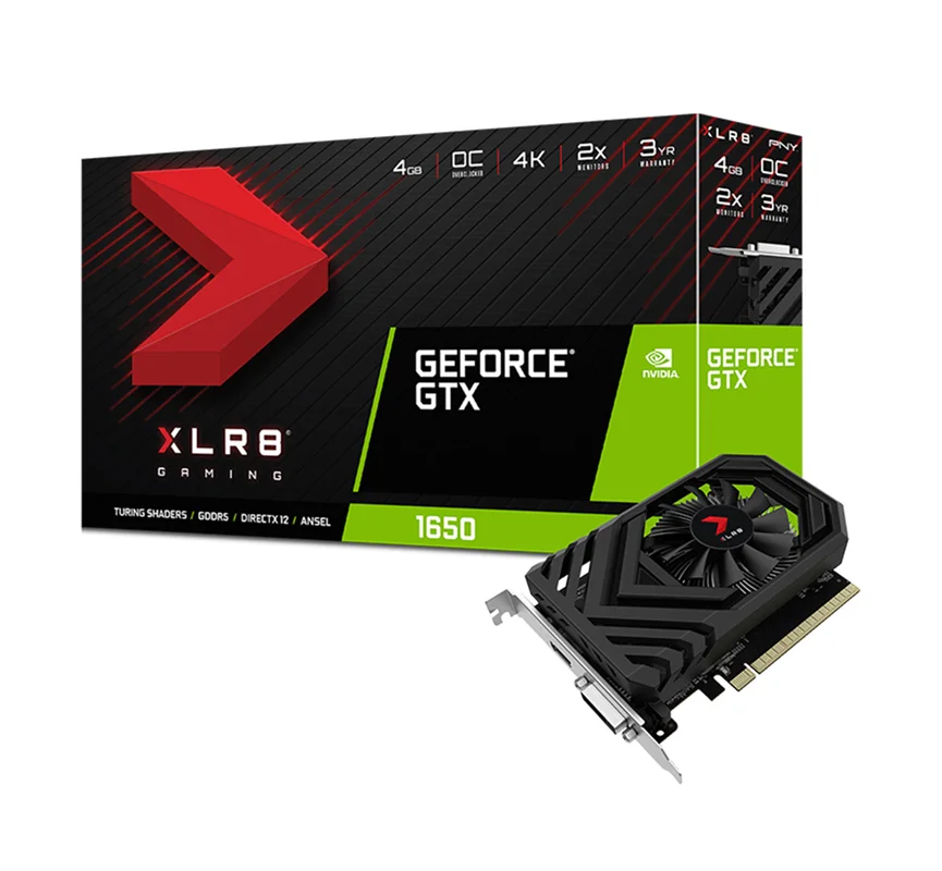 کارت گرافیک پی ان وای مدل GeForce GTX 1650 XLR8 Gaming Overclocked Edition